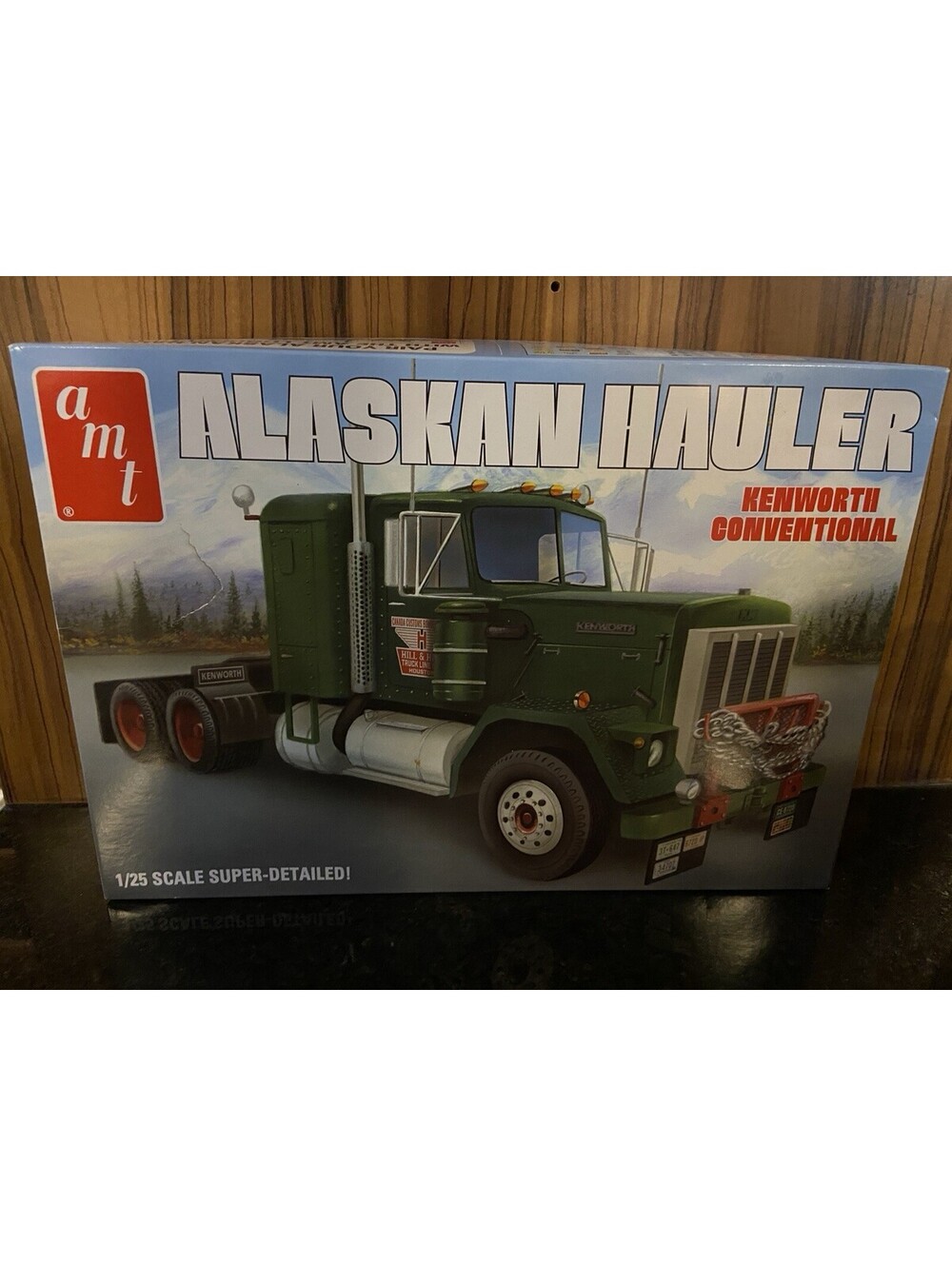 AMT KENWORTH CONVENTION AMT1339 Alaskan Hauler Model Open box Started / Complete